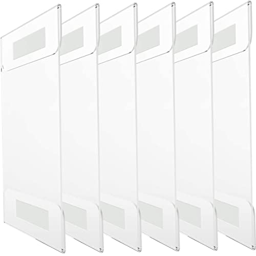 Holibanna 6Stücke Acryl Preisanzeigeständer Klarer Tischdisplay Halter Für Menüs Preislisten Werbematerialien Stabiler Aufsteller Für Einzelhandel Supermärkte Und Empfangsbereiche von Holibanna