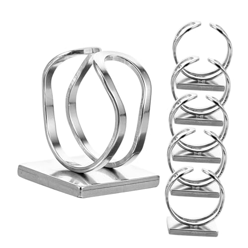 Holibanna 6Stücke DIY Ringrohlinge Verstellbare Ringbasen Bastelbedarf für Schmuckherstellung Grundlage für Einzigartige Ringe und Holibanna 6Stücke DIY Ringrohlinge Verstellbare Ringbasen Bastelbedarf für Schmuckherstellung Grundlage für Einzigartige Ringe und von Holibanna