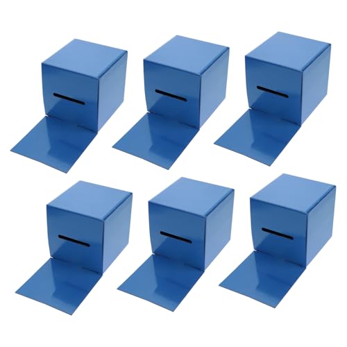 Holibanna 6Stücke Hochzeitskartenbox für Hochzeitsbotschaften Faltbare Spendenbox Grußkartenhalter zur Dekoration für Hochzeiten Geschenkkarten und Umschläge von Holibanna