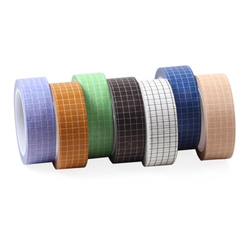 Holibanna 7 Stück Teiliges DIY Washi Tape Buntes Muster design Repositionierbares Papier klebeband für Scrapbooking Geschenkverpackung Kalender und Bastelprojekte Holibanna 7 Stück Teiliges DIY Washi Tape Buntes Muster design Repositionierbares Papier klebeband für Scrapbooking Geschenkverpackung Kalender und Bastelprojekte von Holibanna