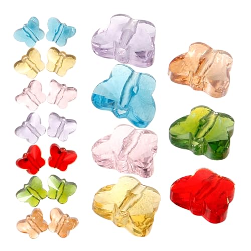 Holibanna 70 Stück Teiliges Glasperlen Schmetterling Bunt DIY Schmuck Basteln Armbänder Halsketten Ohrringe Zubehör für Kreative Handarbeit Holibanna 70 Stück Teiliges Glasperlen Schmetterling Bunt DIY Schmuck Basteln Armbänder Halsketten Ohrringe Zubehör für Kreative Handarbeit von Holibanna