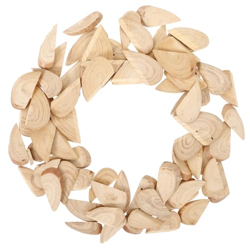 Holibanna 70 Stück Teiliges Rustikales Naturholz Scheiben Unbehandelte Holzstücke für DIY Bastelprojekte Vielseitige Holzplättchen für Dekoration und Kreative Handarbeiten von Holibanna