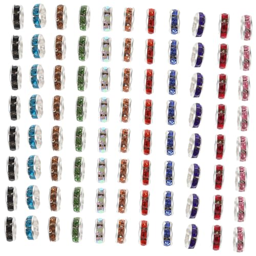 Holibanna 720 Stück DIY Spacer Beads Dekorative Bastelperlen für Schmuckherstellung Einfache Handhabung für Armbänder und Kreative Projekte für Schmuckliebhaber und Bastelenthusiasten von Holibanna
