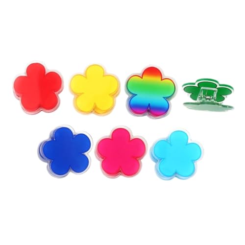 Holibanna 7Stücke Multifunktionale Blumen Verschlussclips Wiederverwendbare Lebensmittelbeutel Clips für Luftdichte Versiegelung für Büro und Zuhause Leuchtenden von Holibanna