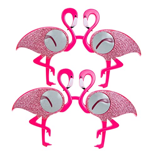 Holibanna 8 Paare Partybrille Hawaiianische Flamingo-sonnenbrille Bachelorette Sonnenbrille Flamingo-party-versorgung Wassermelonen-gastgeschenke Flamingo-zubehör Kind Gläser Plastik Kleid von Holibanna