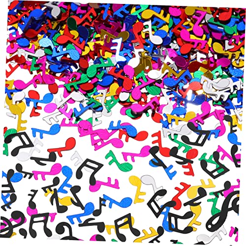 Holibanna 8 Packungen Musikparty-Konfetti groß Musiknoten Musik Konfetti Partydekorationen dekorative Requisiten für Partys abschlussfeier party sachen Tischkonfetti buntes konfetti Papier von Holibanna