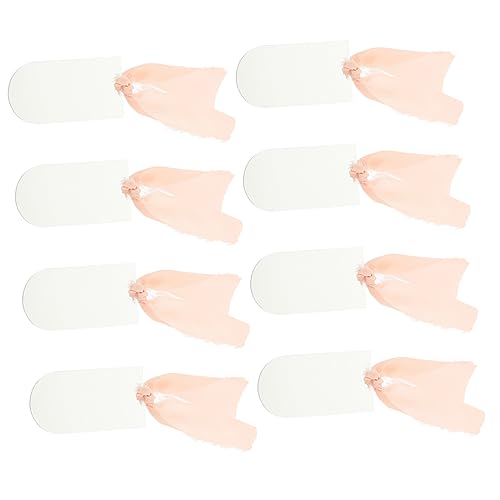 Holibanna 8 Stück Sitzplatz-Tags für Hochzeiten Hochzeit Zeichen Party Hochzeitszeichen Sitzplätze Weg Bögen Nummernschild für Geburtstagsfeier Stuhlsitzschilder Acryl Silver von Holibanna