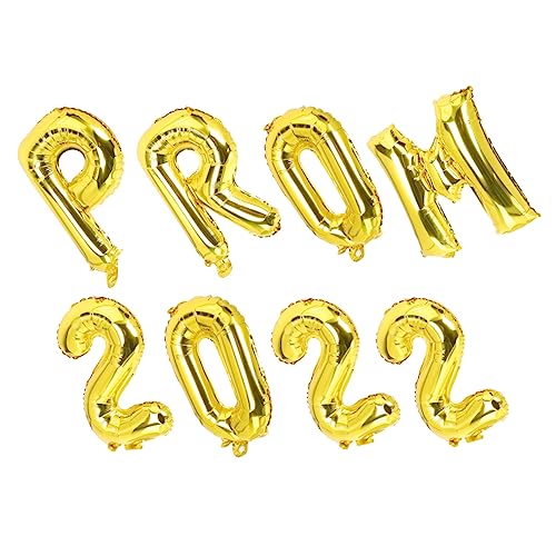 Holibanna 8 Stück Teiliges Ballon Deko Set Graduation Party Goldene Prom Folienballons Leichte Aluminiumfolie für Szenenaufbau und Fotohintergrund Abschlussfeier Dekoration Holibanna 8 Stück Teiliges Ballon Deko Set Graduation Party Goldene Prom Folienballons Leichte Aluminiumfolie für Szenenaufbau und Fotohintergrund Abschlussfeier Dekoration von Holibanna