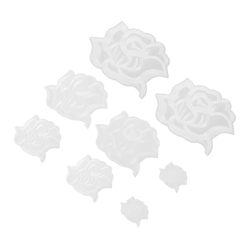 Holibanna 8 Stück Teiliges Dekorative Aufbügelbare Patches mit Rosenmuster für Kleidung Hüte und Taschen Austauschbare Flicken zum Verzieren und Reparieren von Textilien von Holibanna