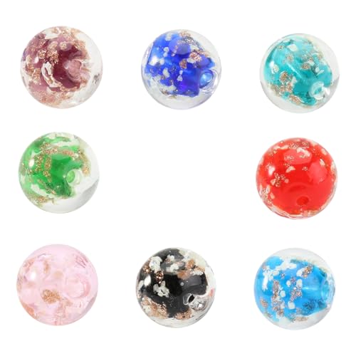 Holibanna 8 Stück Teiliges Nachtlichter DIY Perlenmaterial für Schmuckherstellung Glasperlen Rot Grün Fruchtgrün Schwarz Lila See Blau für Armbänder und Holibanna 8 Stück Teiliges Nachtlichter DIY Perlenmaterial für Schmuckherstellung Glasperlen Rot Grün Fruchtgrün Schwarz Lila See Blau für Armbänder und von Holibanna