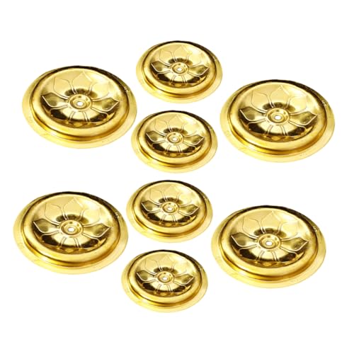 Holibanna 8 Stück Teiliges Schwimmende Dochthalter für Öllampen Dochtbasis mit Mittlerem Praktische Langlebige Halterung für Sicheres Brennen Klassisches Goldenes Design Geeignet für Holibanna 8 Stück Teiliges Schwimmende Dochthalter für Öllampen Dochtbasis mit Mittlerem Praktische Langlebige Halterung für Sicheres Brennen Klassisches Goldenes Design Geeignet für von Holibanna