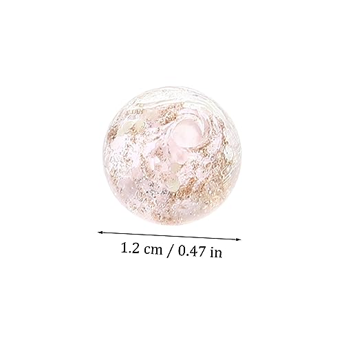 Holibanna 80 Stück Glasperlen mit Leuchteffekt Runde DIY Schmuckperlen für Armbänder Lose Bastelperlen zum Auffädeln Farbige Spacer Perlen für Kreative Schmuckherstellung von Holibanna
