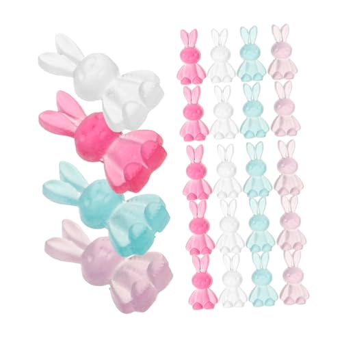 Holibanna 80 Stück Kaninchen Zubehör Perlen Formen Zauber für Sachen Charme lustig Tier-Flatback-Anhänger lose perlen handwerk Perlen-Anhänger Perlen Masse Spacer Perlen Harz Holibanna 80 Stück Kaninchen Zubehör Perlen Formen Zauber für Sachen Charme lustig Tier-Flatback-Anhänger lose perlen handwerk Perlen-Anhänger Perlen Masse Spacer Perlen Harz von Holibanna