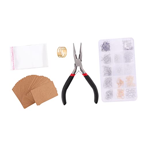 Holibanna 800 Stück Diy Ohrschmuck Set Teile Bastelzubehör mit Ohrhaken Pappmaterial und Bunten Accessoires für Kreative Schmuckherstellung und Ohrringe Selbst Gestalten von Holibanna