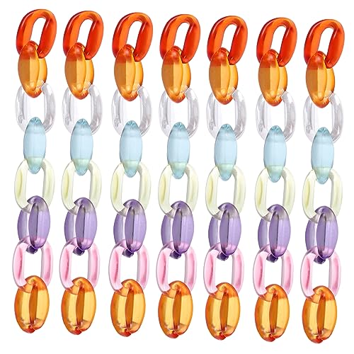 Holibanna 800 Stück Kettenschnalle aus Acryl Telefon Lanyard Halsband Ring Schrägstrich Kette für die Herstellung von Armbändern Schlüsselkette Schmuckbefund Kette für die Schmuckherstellung Holibanna 800 Stück Kettenschnalle aus Acryl Telefon Lanyard Halsband Ring Schrägstrich Kette für die Herstellung von Armbändern Schlüsselkette Schmuckbefund Kette für die Schmuckherstellung von Holibanna