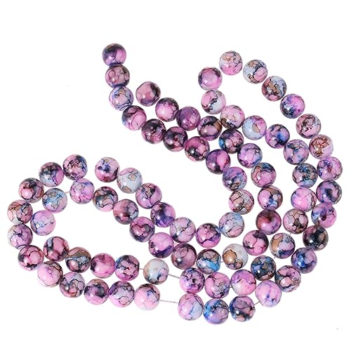Holibanna 80Stücke Farben Glasperlen Mit Crack DIY Perlen Für Armbänder Und Halsketten Schmuckzubehör Für Bastelprojekte Holibanna 80Stücke Farben Glasperlen Mit Crack DIY Perlen Für Armbänder Und Halsketten Schmuckzubehör Für Bastelprojekte von Holibanna