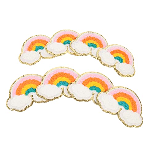 Holibanna 8Stücke Aufnäher für Kleidung DIY Stickerei Patches Langlebige Nähzubehör für Jeans Taschen und Mehr Bezaubernde Designs für Projekte von Holibanna