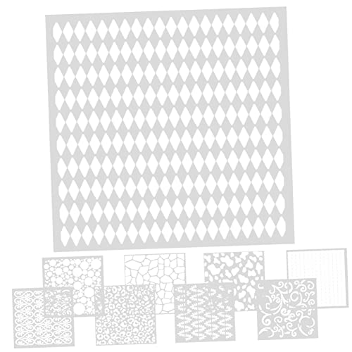 Holibanna 9 Blätter Geometrische Graffiti Schablonen für Wandgestaltung Wiederverwendbare Doodle Vorlagen für Kreative Malprojekte und DIY Dekoration Holibanna 9 Blätter Geometrische Graffiti Schablonen für Wandgestaltung Wiederverwendbare Doodle Vorlagen für Kreative Malprojekte und DIY Dekoration von Holibanna