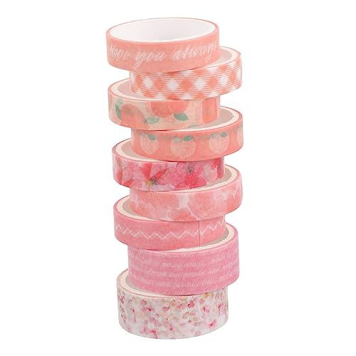 Holibanna 9 Rollen Washi Tape DIY Bastel und Tagebuch Klebebänder für Scrapbooking Dekoration und Einfach Abziehbar und Rückstandsfrei für Bastelliebhaber und Studenten Holibanna 9 Rollen Washi Tape DIY Bastel und Tagebuch Klebebänder für Scrapbooking Dekoration und Einfach Abziehbar und Rückstandsfrei für Bastelliebhaber und Studenten von Holibanna