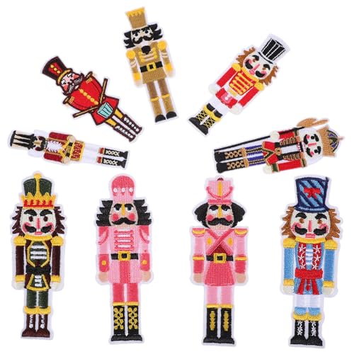 Holibanna 9 Stück Teiliges Weihnachtliche Bügelbilder Nutcracker Aufnäher aus Polyester zum Aufbügeln und Aufnähen für Kleidung Jeans Taschen DIY Reparatur und Dekoration Holibanna 9 Stück Teiliges Weihnachtliche Bügelbilder Nutcracker Aufnäher aus Polyester zum Aufbügeln und Aufnähen für Kleidung Jeans Taschen DIY Reparatur und Dekoration von Holibanna