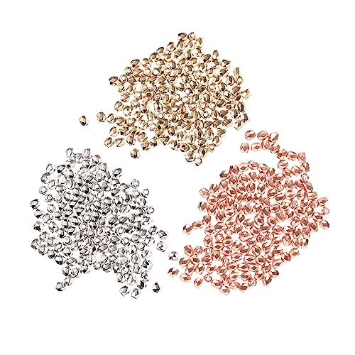 Holibanna 900 Stück DIY Spacer Perlen Rhodiniert Gold Roségold Quadratisch Rautenförmig Lose Zwischenperlen für Armbänder Halsketten Schmuckherstellung DIY Bastelzubehör Holibanna 900 Stück DIY Spacer Perlen Rhodiniert Gold Roségold Quadratisch Rautenförmig Lose Zwischenperlen für Armbänder Halsketten Schmuckherstellung DIY Bastelzubehör von Holibanna