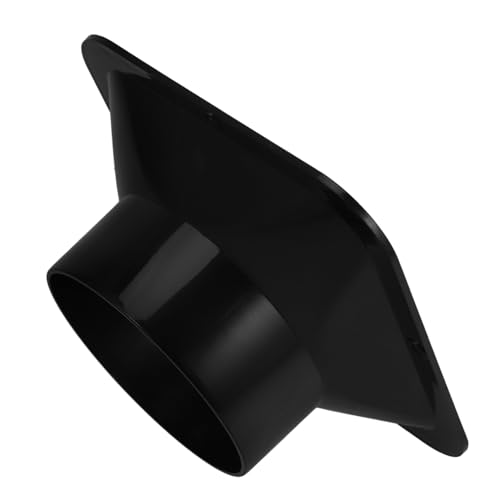 Holibanna Abs Kunststoff Flansch Adapter für Lüftungssysteme Robuster Rohrverbinder für Luftzirkulation Quadratische Flanschverbindung für Luftströmung und Stabile Gasführung von Holibanna