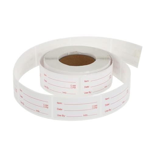 Holibanna Abziehbare Selbstklebende Lebensmitteletiketten Rot Beschreibbare Vorrats und Küchenlabels für Kunststoffbehälter Wiederverwendbar Gefriergeeignet Sichere Papiermaterialien Holibanna Abziehbare Selbstklebende Lebensmitteletiketten Rot Beschreibbare Vorrats und Küchenlabels für Kunststoffbehälter Wiederverwendbar Gefriergeeignet Sichere Papiermaterialien von Holibanna