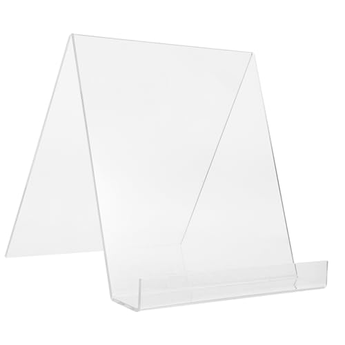 Holibanna Acryl Buchständer Transparent Dicker Schrägaufsteller für Bücher und Bilder Stabiler Tisch Notizbuchhalter für Büro Schule und Zuhause Vielseitig als Display und Organizer Geeignet Holibanna Acryl Buchständer Transparent Dicker Schrägaufsteller für Bücher und Bilder Stabiler Tisch Notizbuchhalter für Büro Schule und Zuhause Vielseitig als Display und Organizer Geeignet von Holibanna