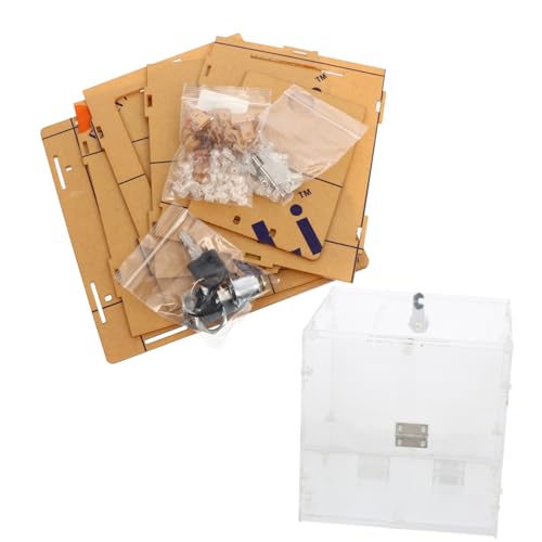 Holibanna Acryl Spendenbox Mit Schloss Transparente Vorschlagsbox Für Abstimmungen Geldaufbewahrung Für Feiern Wettbewerbe Und Wohltätigkeitsveranstaltungen von Holibanna