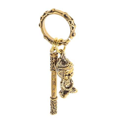 Holibanna Affenstatue Schlüsselanhänger Aus Wukong Figur Glücksbringer Für Autoschlüssel Handtasche Rucksack Hängender Anhänger Anhänger Glücksbringer von Holibanna