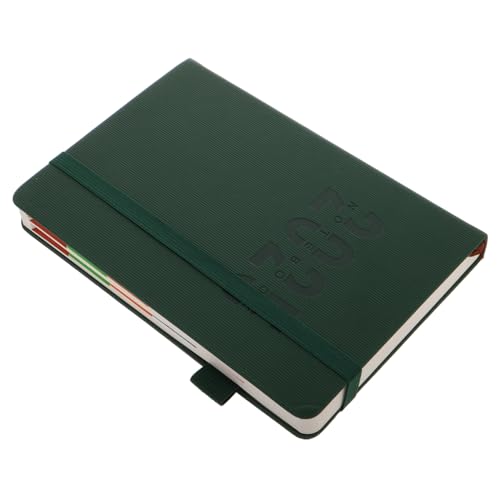Holibanna Agenda-Buch Planungswerkzeug Arbeitsnotizbuch Aufgabenmanagement Schreibwaren für Büro notizbuch mit stift Zeitschriften Tagebuch Notizbuch Tagesplaner Notizblock Olive Green von Holibanna