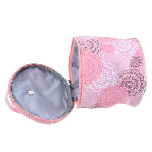 Holibanna Aufbewahrungstasche Aus Wolle Gehäkelte Aufbewahrungstasche Organisator Zur Aufbewahrung Von Garn Häkelgarn-organizer Häkelgarnhalter Häkeltasche Stricktasche Rosa Polyester von Holibanna