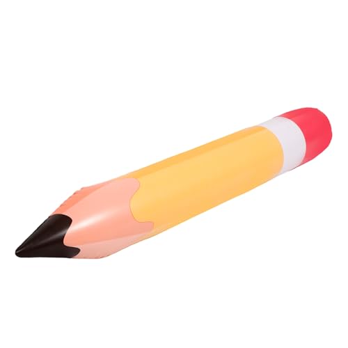 Holibanna Aufblasbare Bleistift Dekoration Riesiger Bleistift Requisit Bleistift Ballon Willkommen Zurück In Der Schule Riesiger Aufblasbarer Bleistift Erster Jumbo von Holibanna