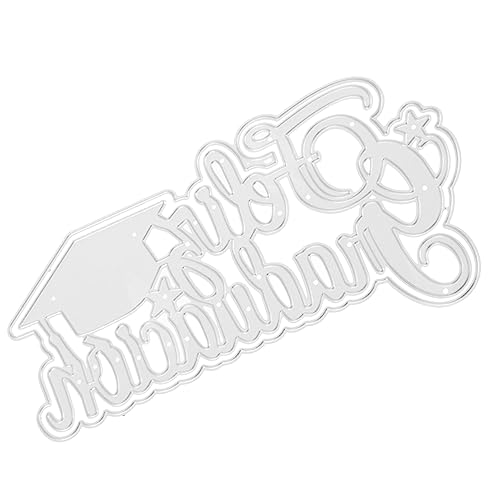 Holibanna Bachelor -Hutmesserform Echo Scrapbooking-Stanzform Vorräte machen Zubehör für die Kartenherstellung Kartenpräger stirbt für die Kartenherstellung Stahl mit hohem Kohlenstoffgehalt von Holibanna