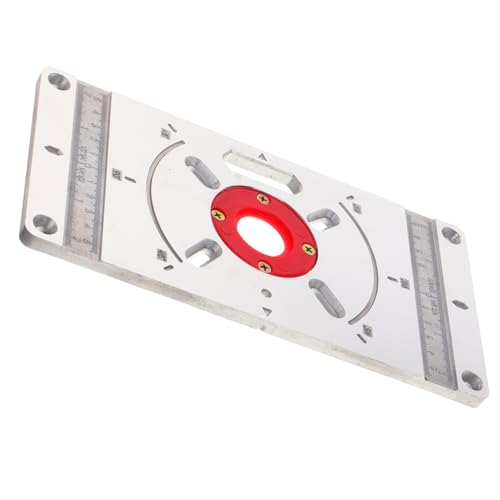 Holibanna Bank Trimm-vorlage Vorlage Für Router Schneidemaschine Flipboard Router-vorlagen Einfügen Trimmen Router Flipplatte Tragbarer Frästisch Router-teile Plastik Silver Holibanna Bank Trimm-vorlage Vorlage Für Router Schneidemaschine Flipboard Router-vorlagen Einfügen Trimmen Router Flipplatte Tragbarer Frästisch Router-teile Plastik Silver von Holibanna
