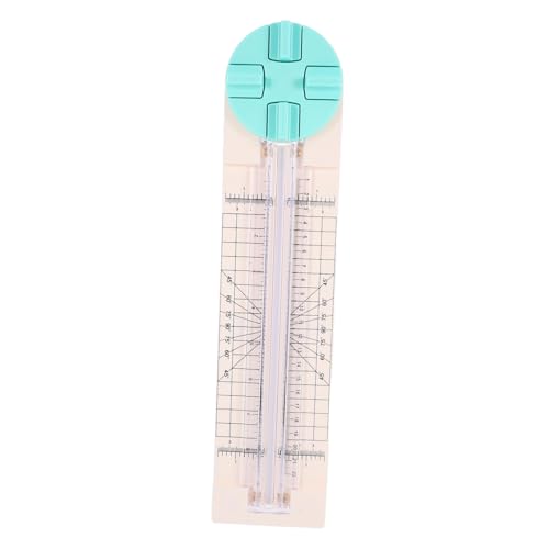 Holibanna Bastelpapierschneider 4-in-1-papierschneider Mit Geraden, Welligen Perforierten Und Knackenden Klingen Zum Schneiden Von Kartongutschein-etiketten Fotos von Holibanna