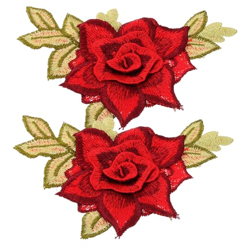 Holibanna Bestickte Blumen Aufnäher zum Aufnähen für Kleidung DIY Patches Rote Blumige Stoffapplikationen zum Verzieren von Jacken Hosen Rucksäcken und Accessoires Holibanna Bestickte Blumen Aufnäher zum Aufnähen für Kleidung DIY Patches Rote Blumige Stoffapplikationen zum Verzieren von Jacken Hosen Rucksäcken und Accessoires von Holibanna