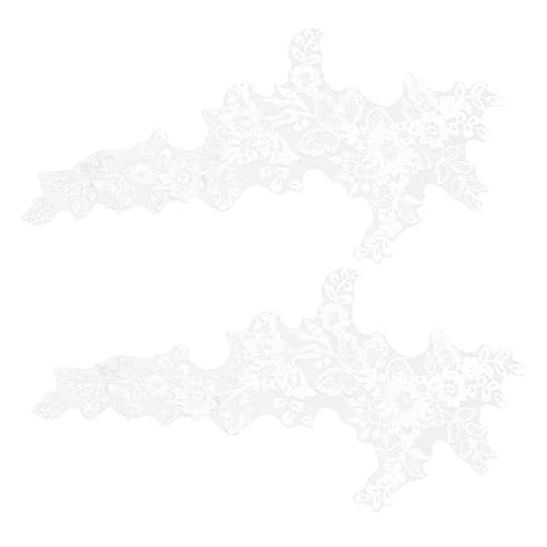 Holibanna Bestickte Hochzeit Spitzenapplikation Brautkleid DIY Zubehör Langlebige Spitzenstickerei Blumen Patches für Hochzeitskleider Kostüm Dekoration von Holibanna