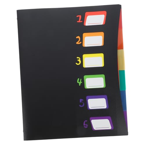 Holibanna Büro Dateiordner Seitiger Dokumentenorganizer aus Robustem für Schule und Büro Praktische Sammelmappe für Testpapier und Kontoauszüge von Holibanna