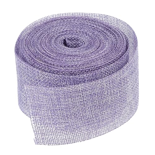 Holibanna Bunte Dekorationsschleife aus Leinenband Rolle Langlebiges Geschenkband für Sträuße Party und Festdekoration Vielseitiges Bastelmaterial für DIY Verpackungen von Holibanna
