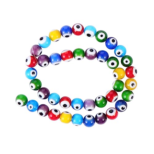 Holibanna Bunte Glasperlen Augenform zum Auffädeln DIY Schmuckperlen für Armbänder Halsketten Langlebige Bastelperlen für Halloween Dekoration und Geschenkideen Holibanna Bunte Glasperlen Augenform zum Auffädeln DIY Schmuckperlen für Armbänder Halsketten Langlebige Bastelperlen für Halloween Dekoration und Geschenkideen von Holibanna