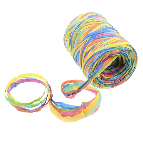 Holibanna Buntes Papierseil Farben Bastband für Geschenkverpackung Basteln Dekoration Weihnachts und Geburtstagsgeschenke DIY Raffia String Handarbeit Holibanna Buntes Papierseil Farben Bastband für Geschenkverpackung Basteln Dekoration Weihnachts und Geburtstagsgeschenke DIY Raffia String Handarbeit von Holibanna