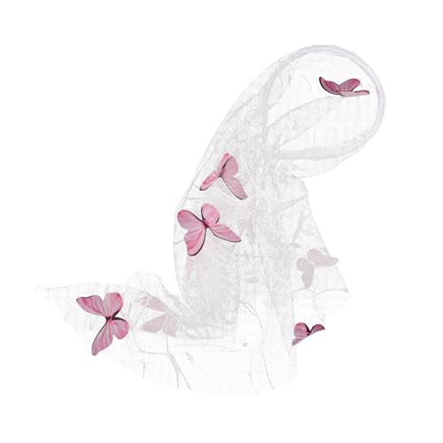 Holibanna Butterfly Brautschleier Mit Kopfbedeckung Butterfly Hochzeitsaccessoire Tüll Schleier Für Junggesellinnenabschied Und Brautparty Romantisches Design Für Garten Und Kirchenfeiern Holibanna Butterfly Brautschleier Mit Kopfbedeckung Butterfly Hochzeitsaccessoire Tüll Schleier Für Junggesellinnenabschied Und Brautparty Romantisches Design Für Garten Und Kirchenfeiern von Holibanna