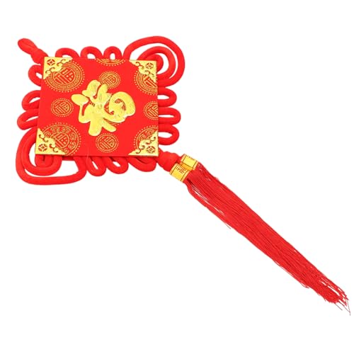 Holibanna Chinesischer Knoten Anhänger Quaste Festliche Neujahrsdekoration für Zuhause Büro Mall Glücksbringer für Frühlingsfest und Mondneujahr Holibanna Chinesischer Knoten Anhänger Quaste Festliche Neujahrsdekoration für Zuhause Büro Mall Glücksbringer für Frühlingsfest und Mondneujahr von Holibanna