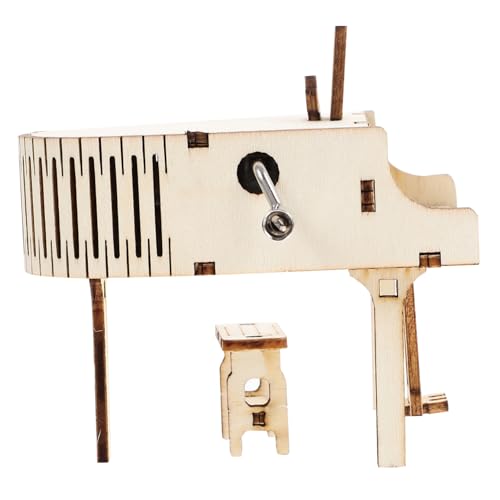 Holibanna DIY Handkurbel Holz Spieluhr Musikalische Dekoration Großes Klavier DIY Bausatz für Bastelliebhaber Langlebig Einfach zu Bedienen Wohnraumverschönerung Holibanna DIY Handkurbel Holz Spieluhr Musikalische Dekoration Großes Klavier DIY Bausatz für Bastelliebhaber Langlebig Einfach zu Bedienen Wohnraumverschönerung von Holibanna