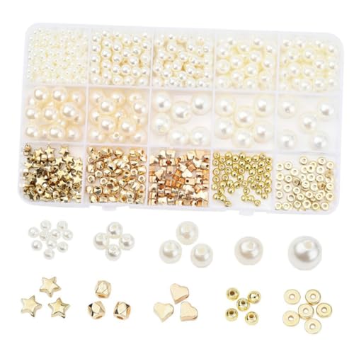 Holibanna DIY Perlen für Armbänder Lose Ccb Perlen Verschiedenen Farben für Schmuck Basteln für DIY Projekte und Designs Leicht und Langlebig von Holibanna