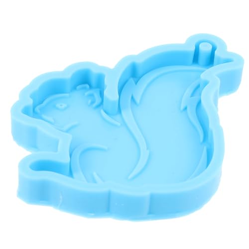 Holibanna DIY Silikon Gießform für Schlüsselanhänger Flexibles Squirrel Pendant Mold für Basteln Langlebig und Wiederverwendbar Details für Optimales DIY von Holibanna