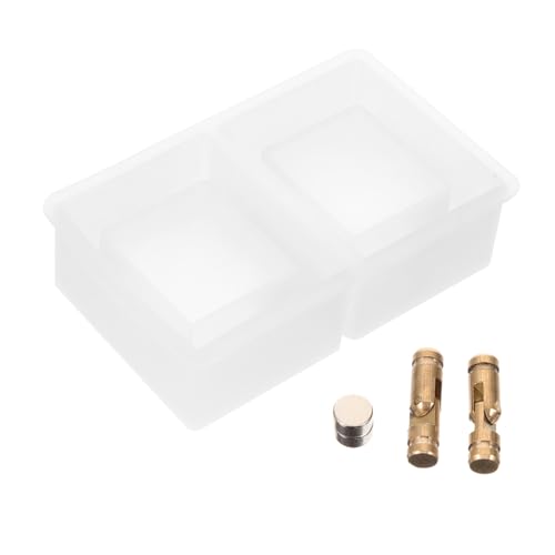 Holibanna DIY Silikonform Rechteckige Aufbewahrungsbox für Ringe Wiederverwendbare Epoxidharz gießform Minimalistisches Design Langlebiges und Waschbares Silikon für Schmuckkasten und von Holibanna