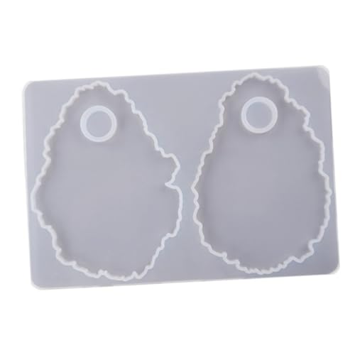 Holibanna DIY Silikonform für Epoxidharz Kosmetik tablett Unregelmäßige Kristall mirror oberfläche Robust Langlebig zum Gestalten und Basteln mit Dekorationen Geeignet von Holibanna