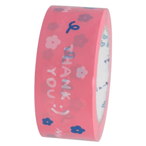 Holibanna Danke Band Anordnung Blume Klebeband Für Einkaufstaschen Mitnahme Und Versandverpackung Kartonklebeband Zum Mitnehmen Dekorativer Karton Zum Mitnehmen Von Versiegelungsboxen Bopp von Holibanna